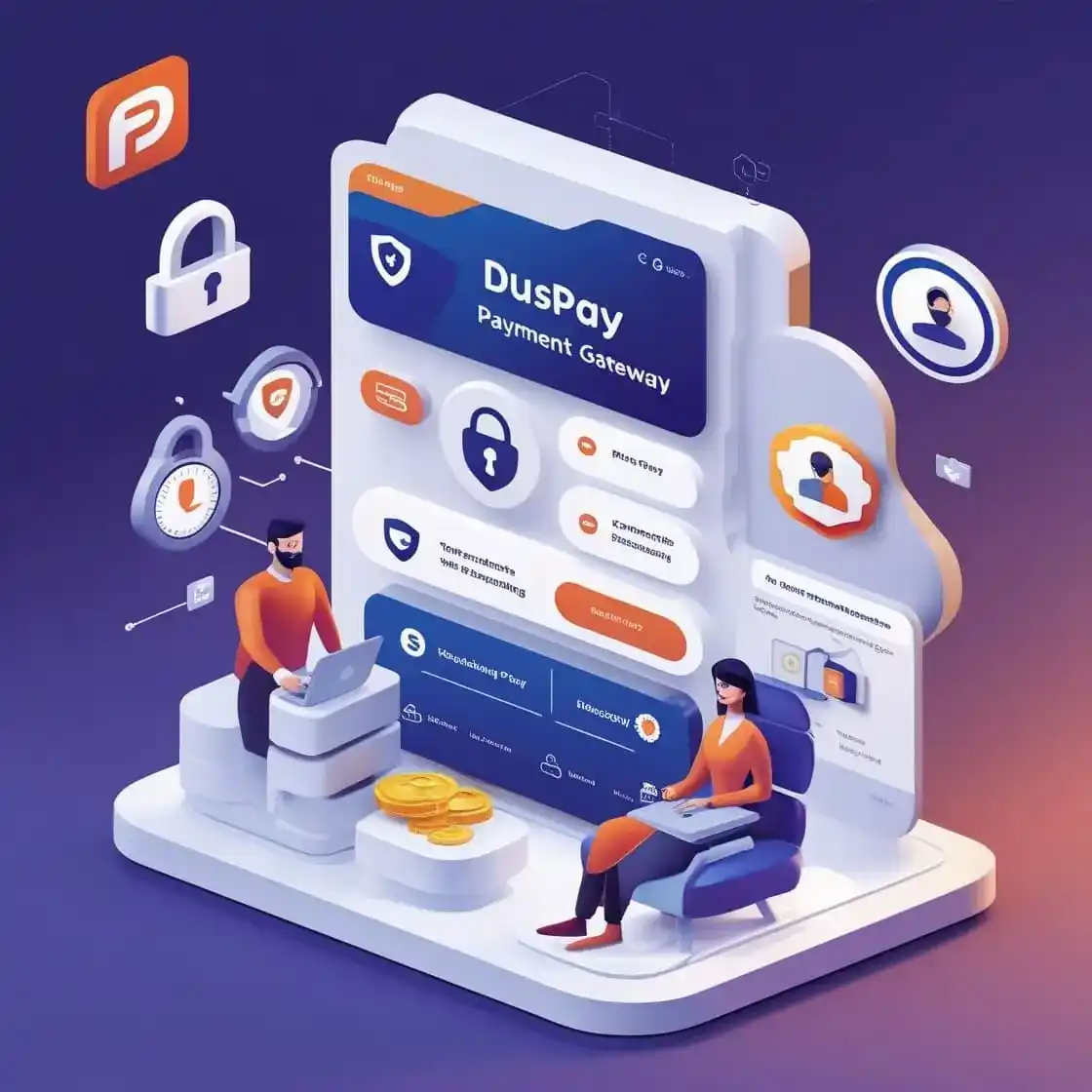 Painel Duspay no celular